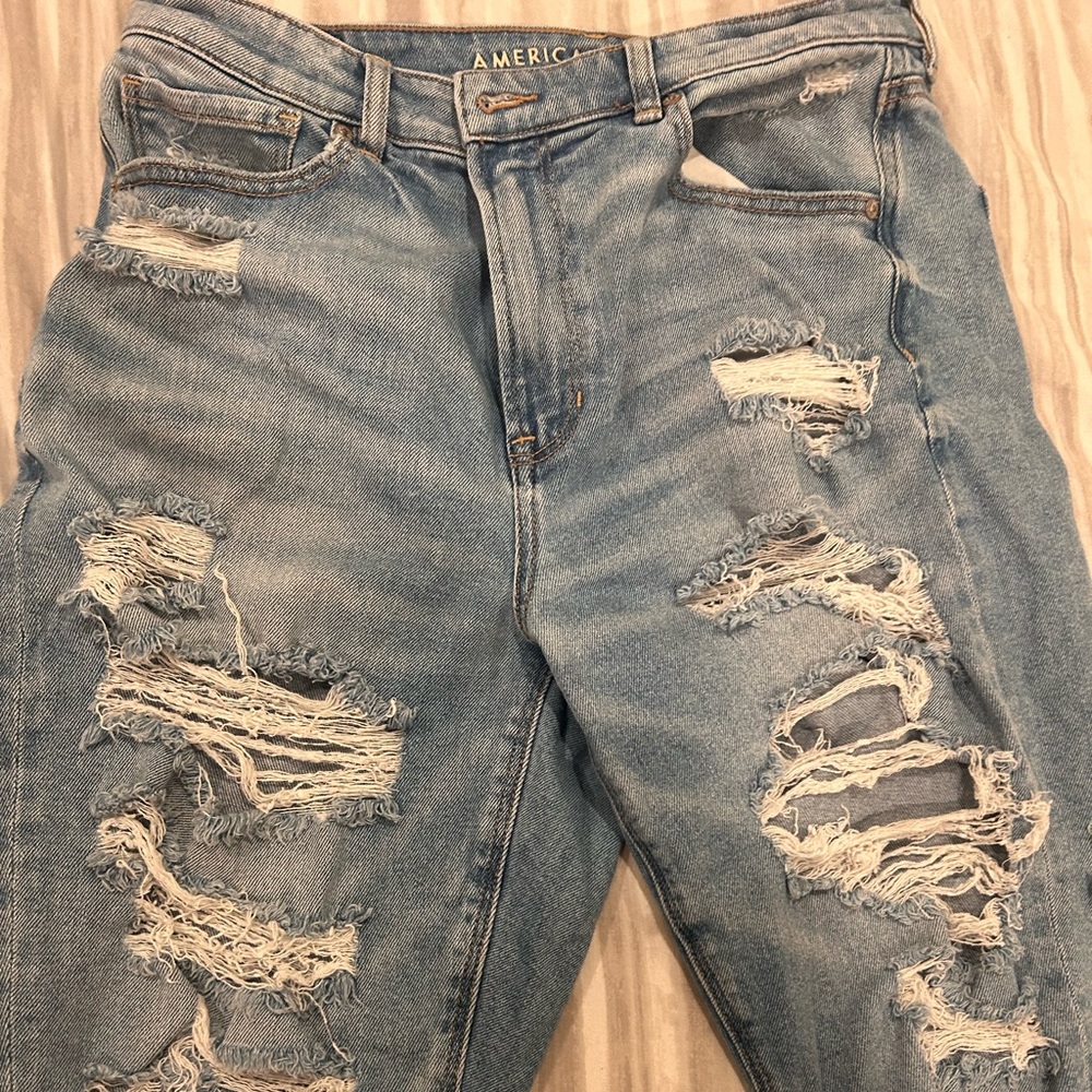 High waisted American Eagle size 12 stretch